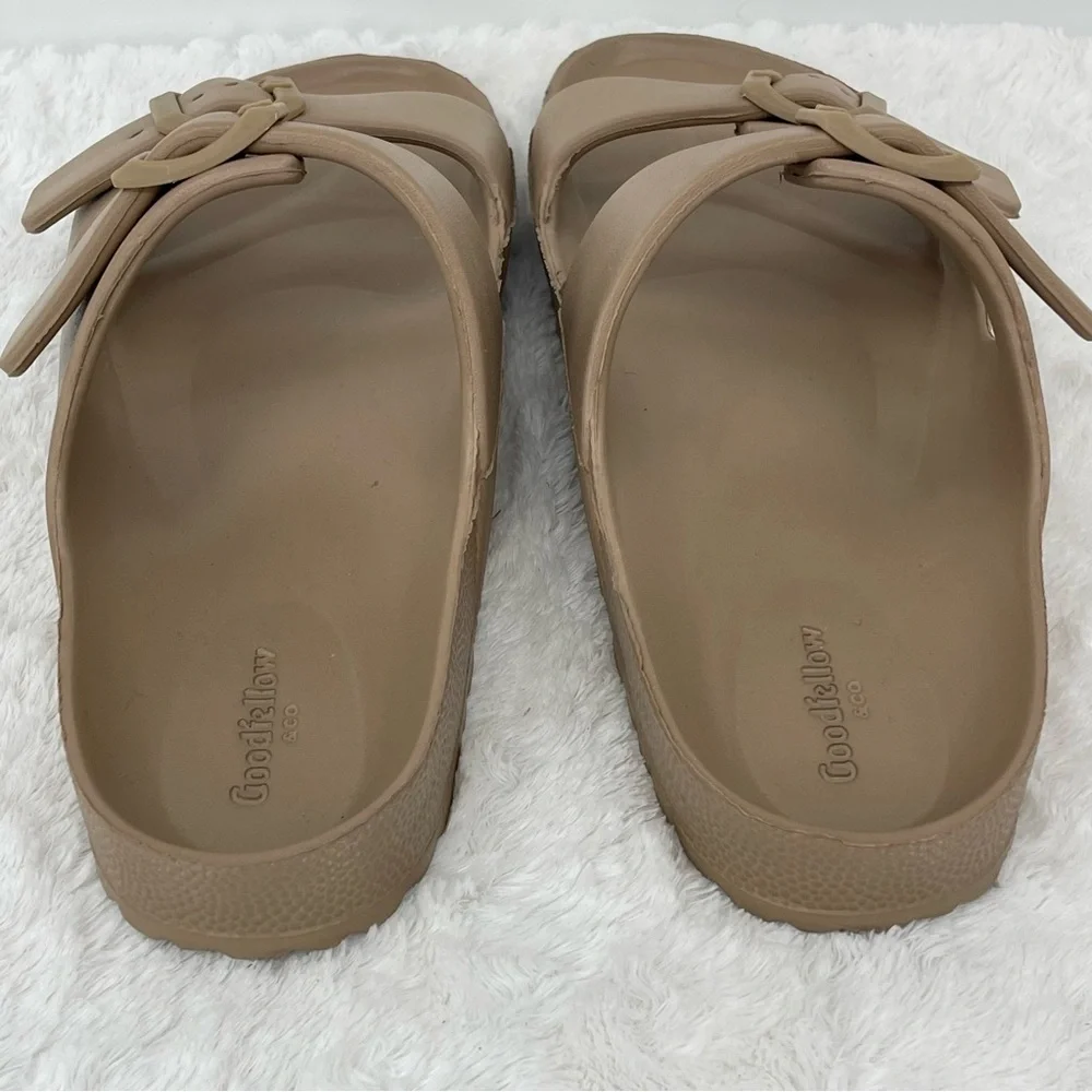 GOODFELLOW & CO.  Tan Slide Sandals MENS SIZE 13